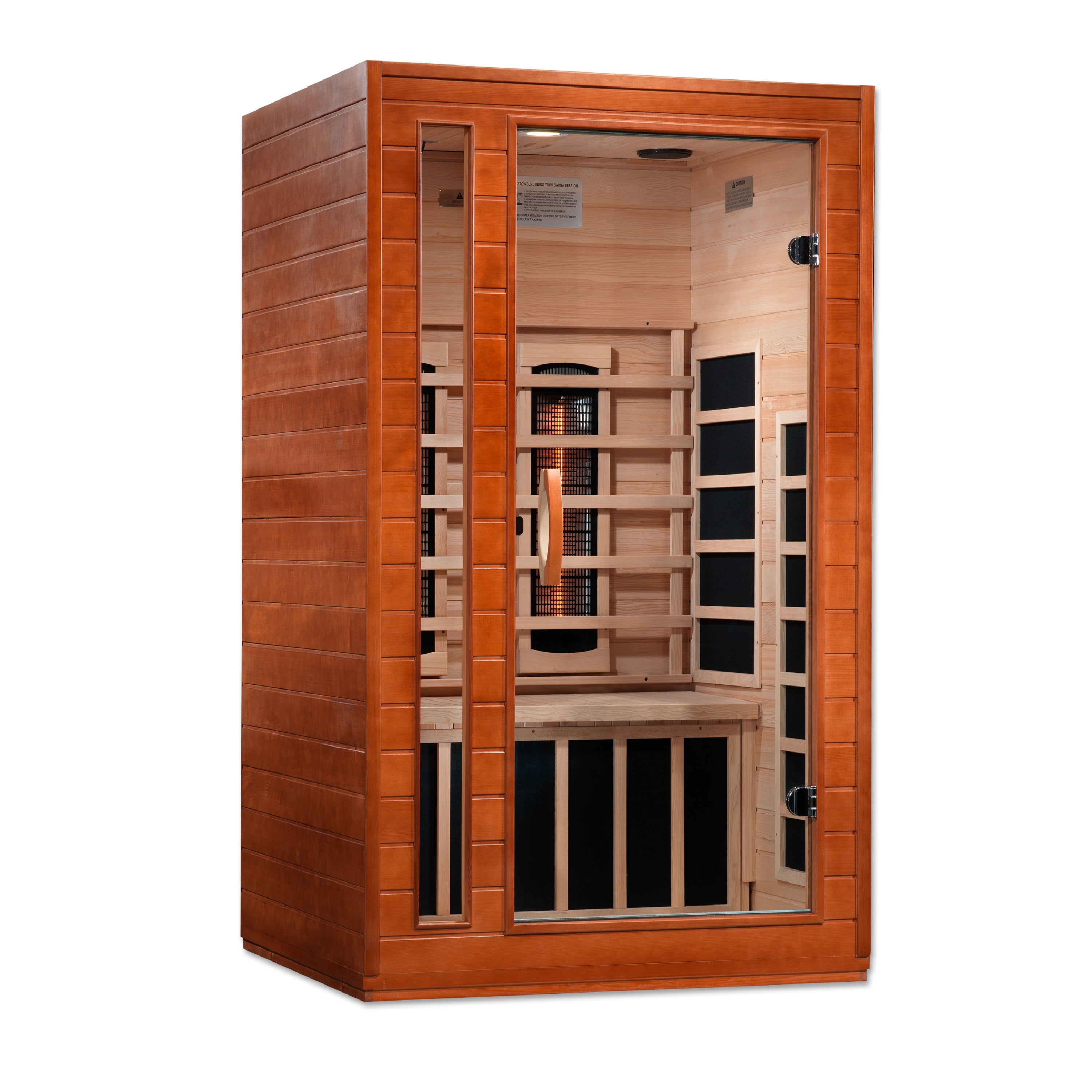 Dynamic Cardoba 2-Person Full Spectrum  Near Zero EMF (Under 2MG) FAR Infrared Sauna (Canadian Hemlock)