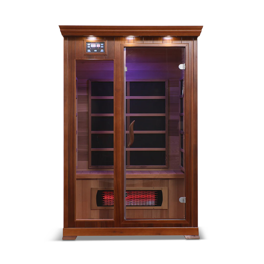 HealthSmart - Red Cedar 2-person Infrared Sauna