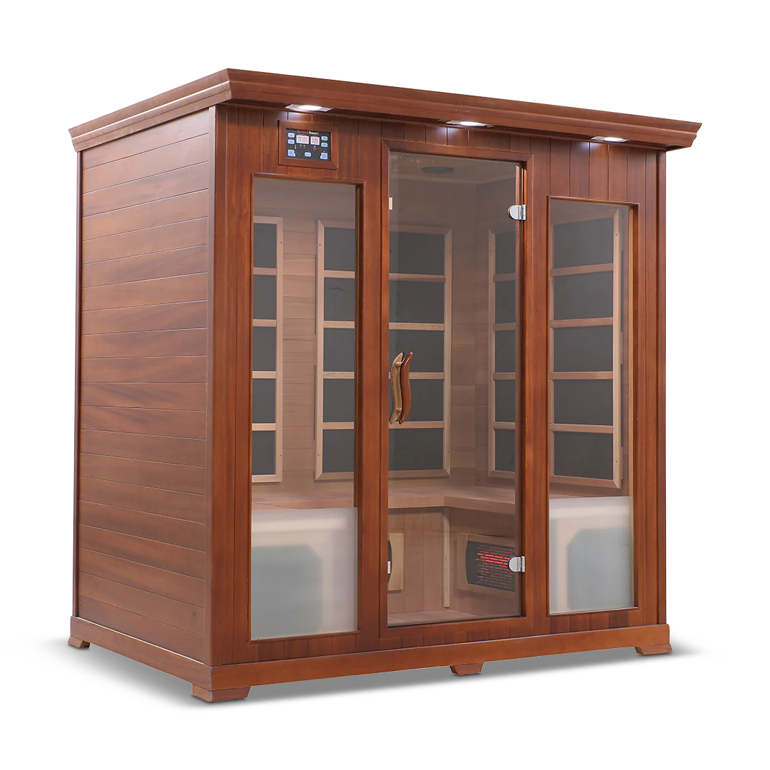 HealthSmart - Red Cedar 4-person Infrared Sauna