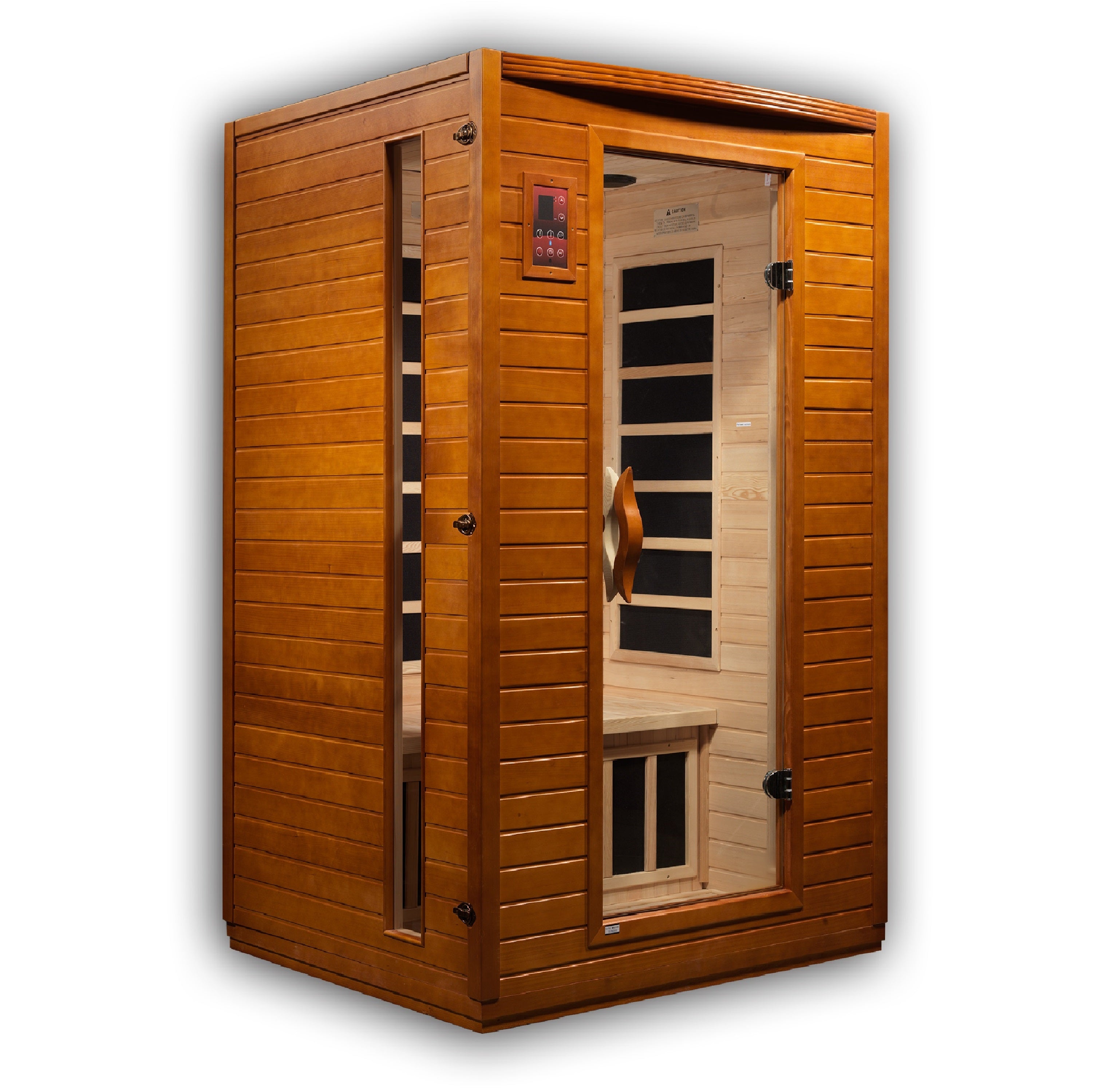 Infrared Sauna - 2-Person, Low EMF (Under 8MG) FAR Infrared Sauna, Canadian Hemlock | Dynamic Versailles