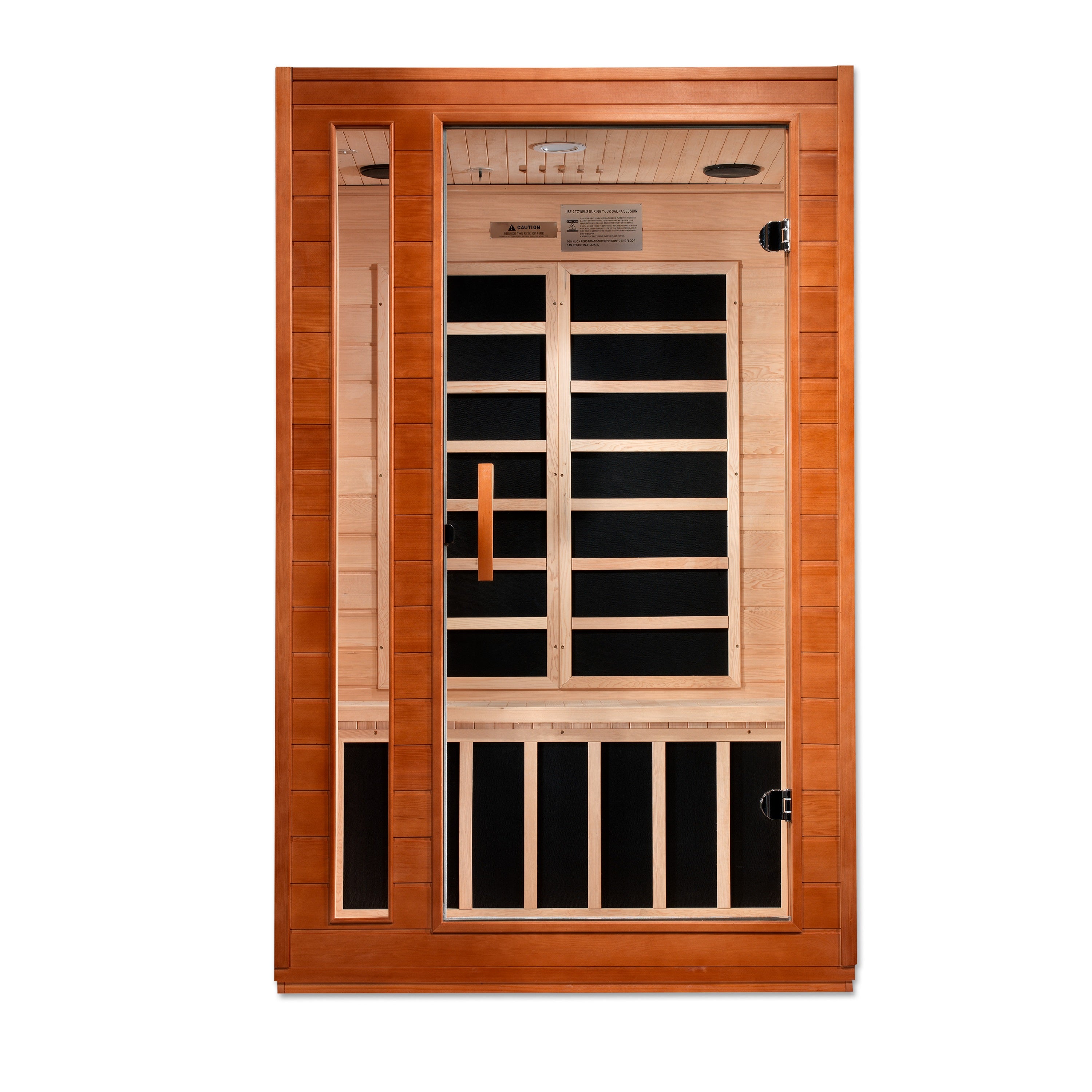 Dynamic Cordoba Elite 2-person Ultra Low EMF (Under 3MG) FAR Infrared Sauna (Canadian Hemlock)