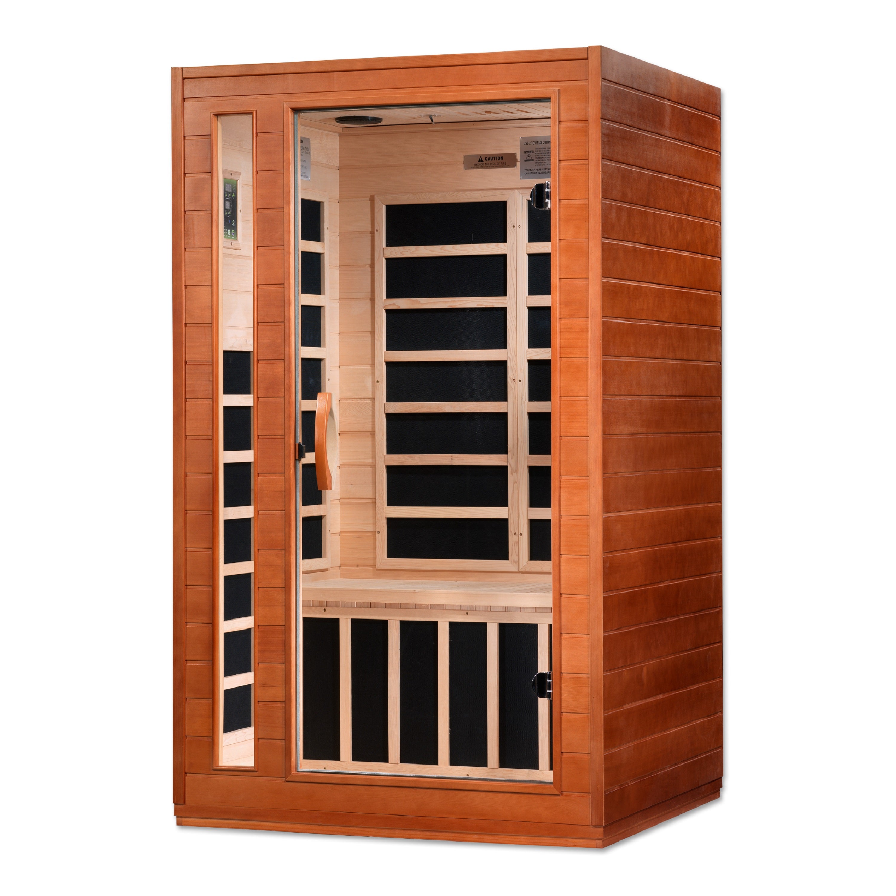 Dynamic Cordoba Elite 2-person Ultra Low EMF (Under 3MG) FAR Infrared Sauna (Canadian Hemlock)