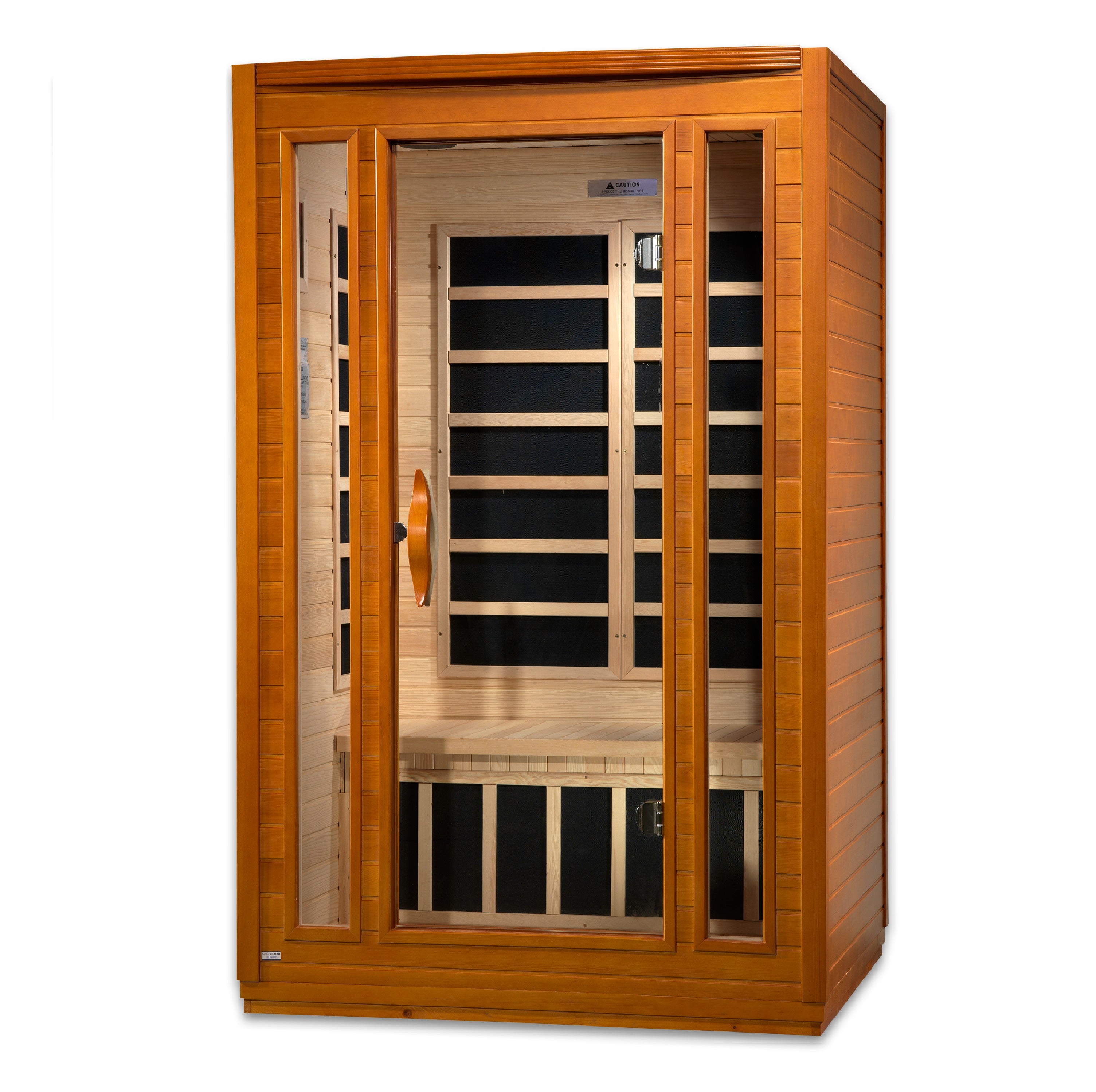 Dynamic San Marino 2-person Low EMF (Under 8MG) FAR Infrared Sauna (Canadian Hemlock)