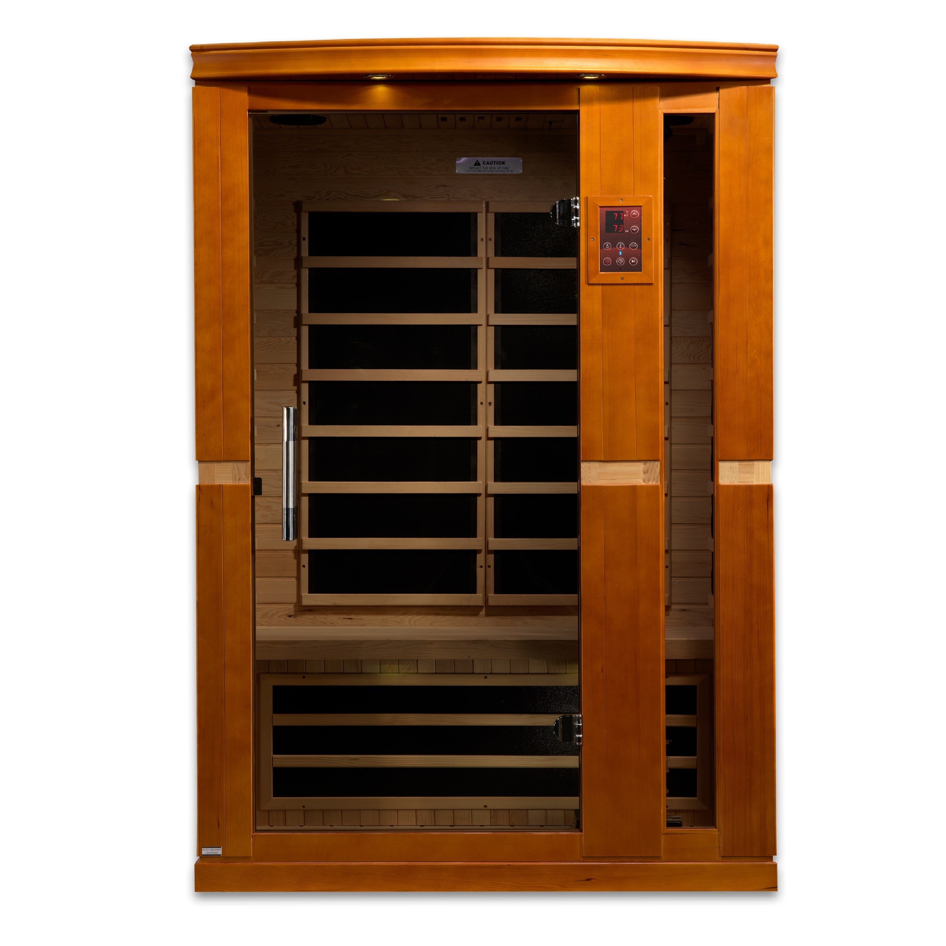 Dynamic Vittoria 2-person Low EMF (Under 8MG) FAR Infrared Sauna (Canadian Hemlock)