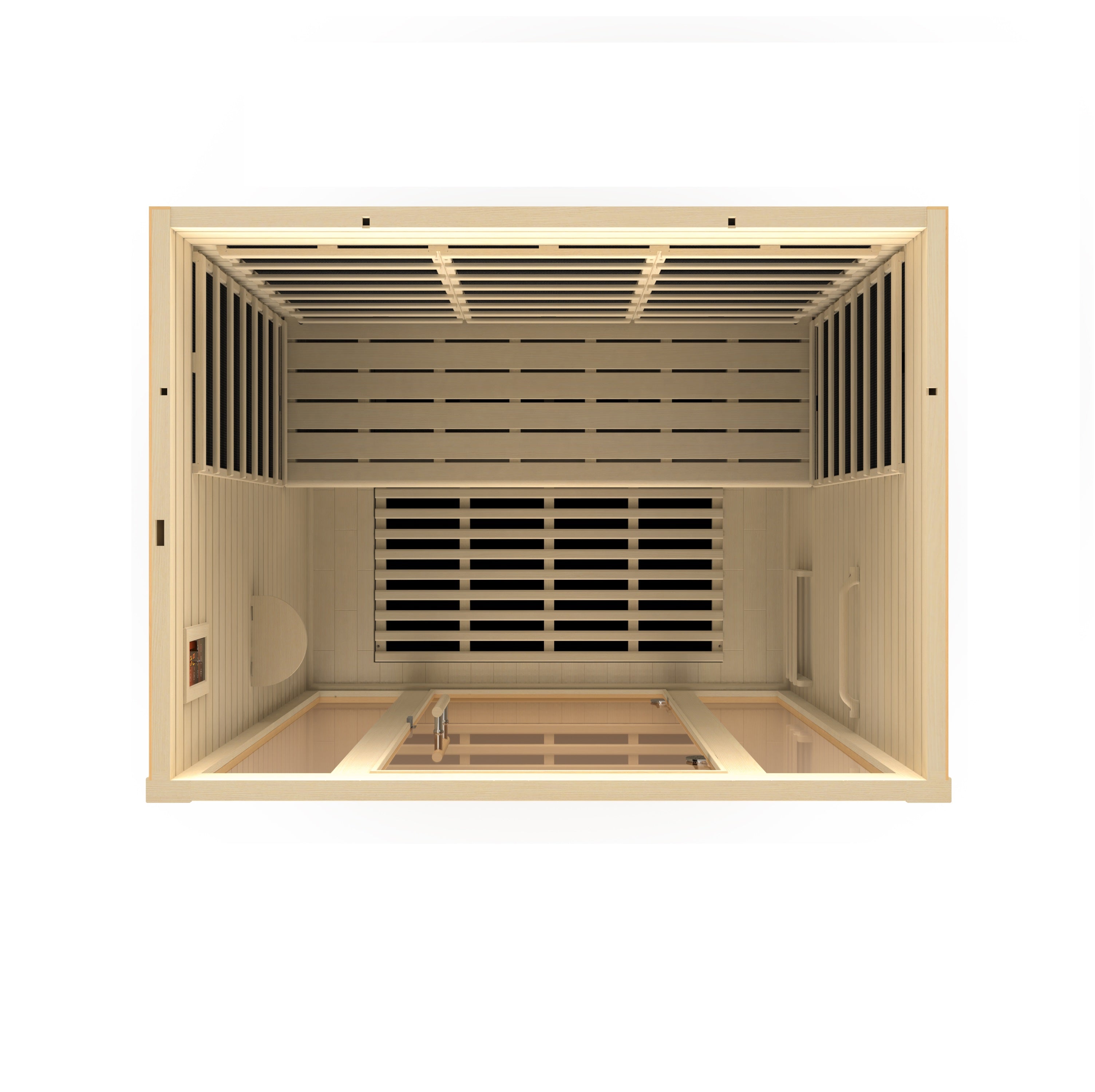 Dynamic Llumeneres 2-person Ultra Low EMF (Under 3MG) FAR Infrared Sauna (Canadian Hemlock)