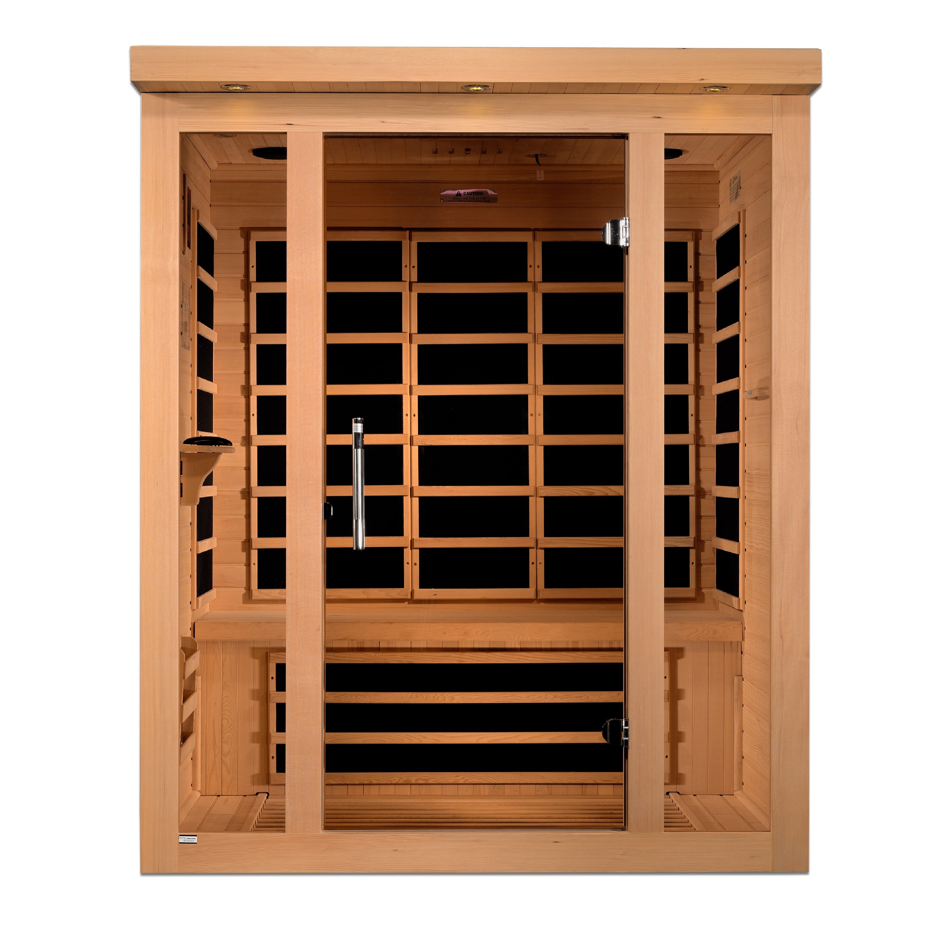 Dynamic Llumeneres 2-person Ultra Low EMF (Under 3MG) FAR Infrared Sauna (Canadian Hemlock)