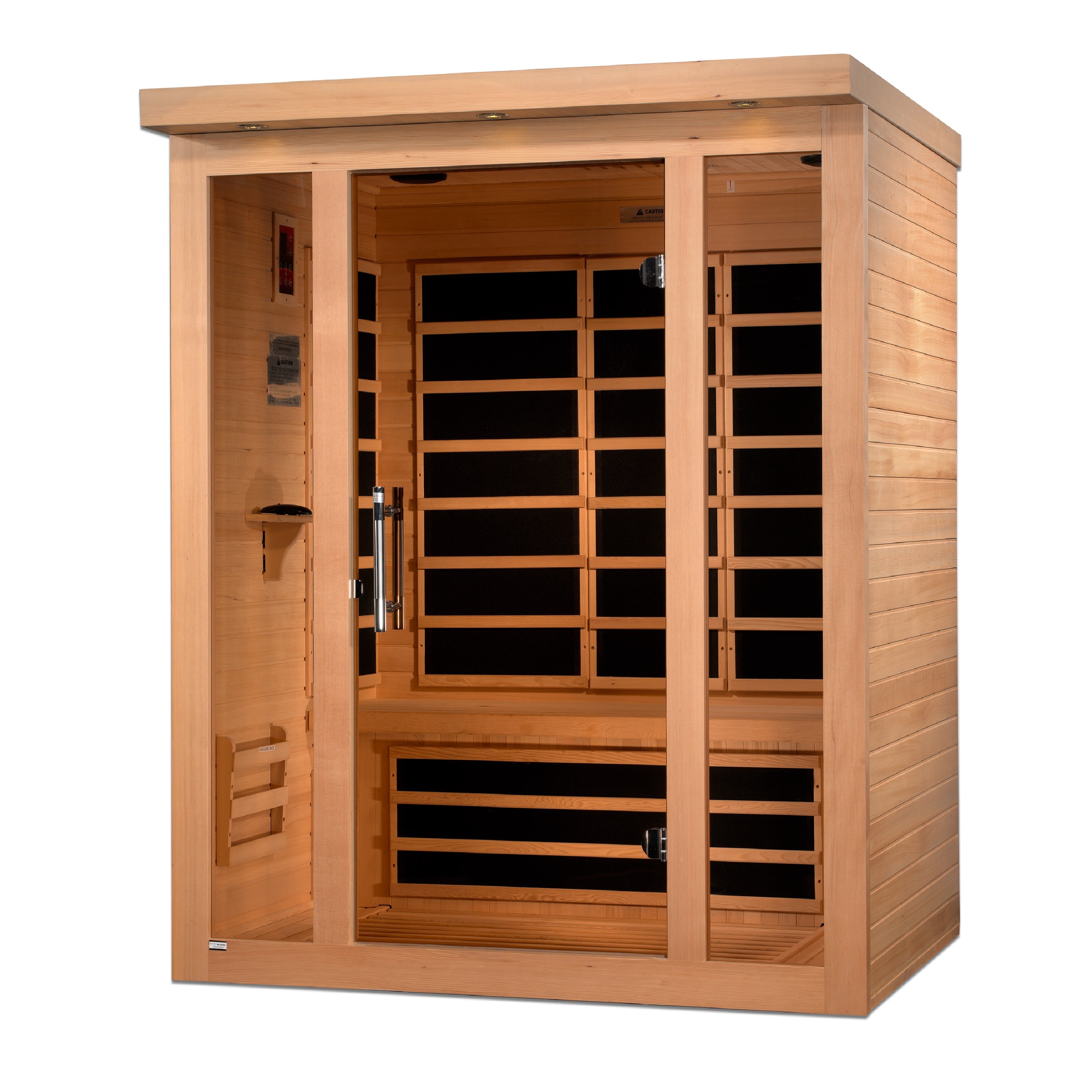 Dynamic Llumeneres 2-person Ultra Low EMF (Under 3MG) FAR Infrared Sauna (Canadian Hemlock)