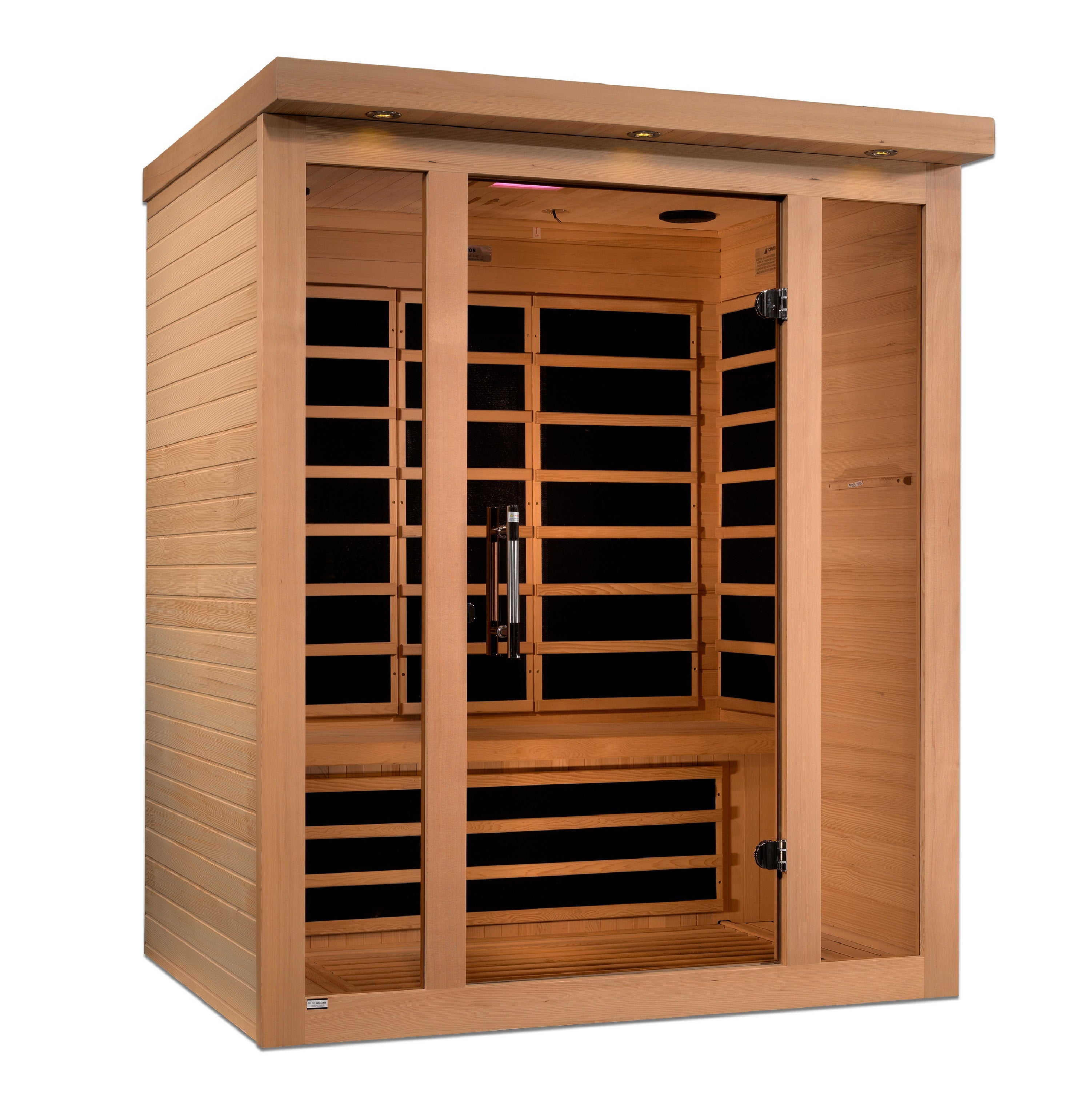 Dynamic Llumeneres 2-person Ultra Low EMF (Under 3MG) FAR Infrared Sauna (Canadian Hemlock)