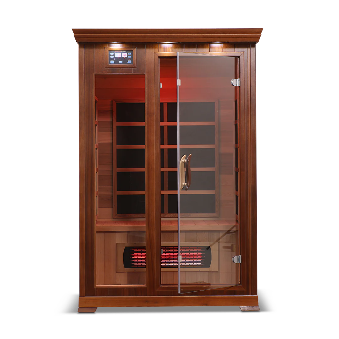 HealthSmart - Red Cedar 2-person Infrared Sauna