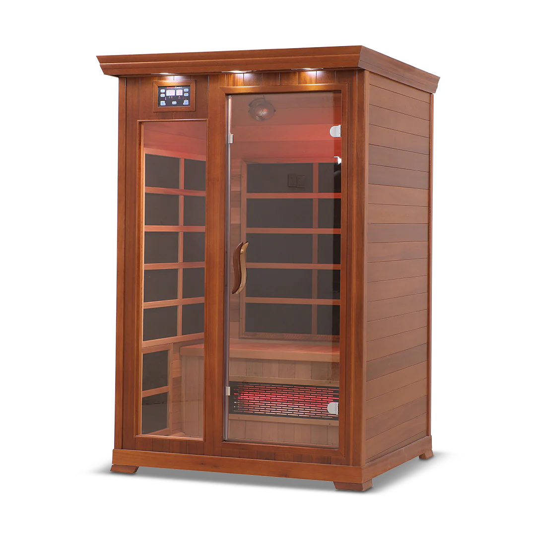 HealthSmart - Red Cedar 2-person Infrared Sauna