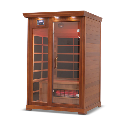 HealthSmart - Red Cedar 2-person Infrared Sauna