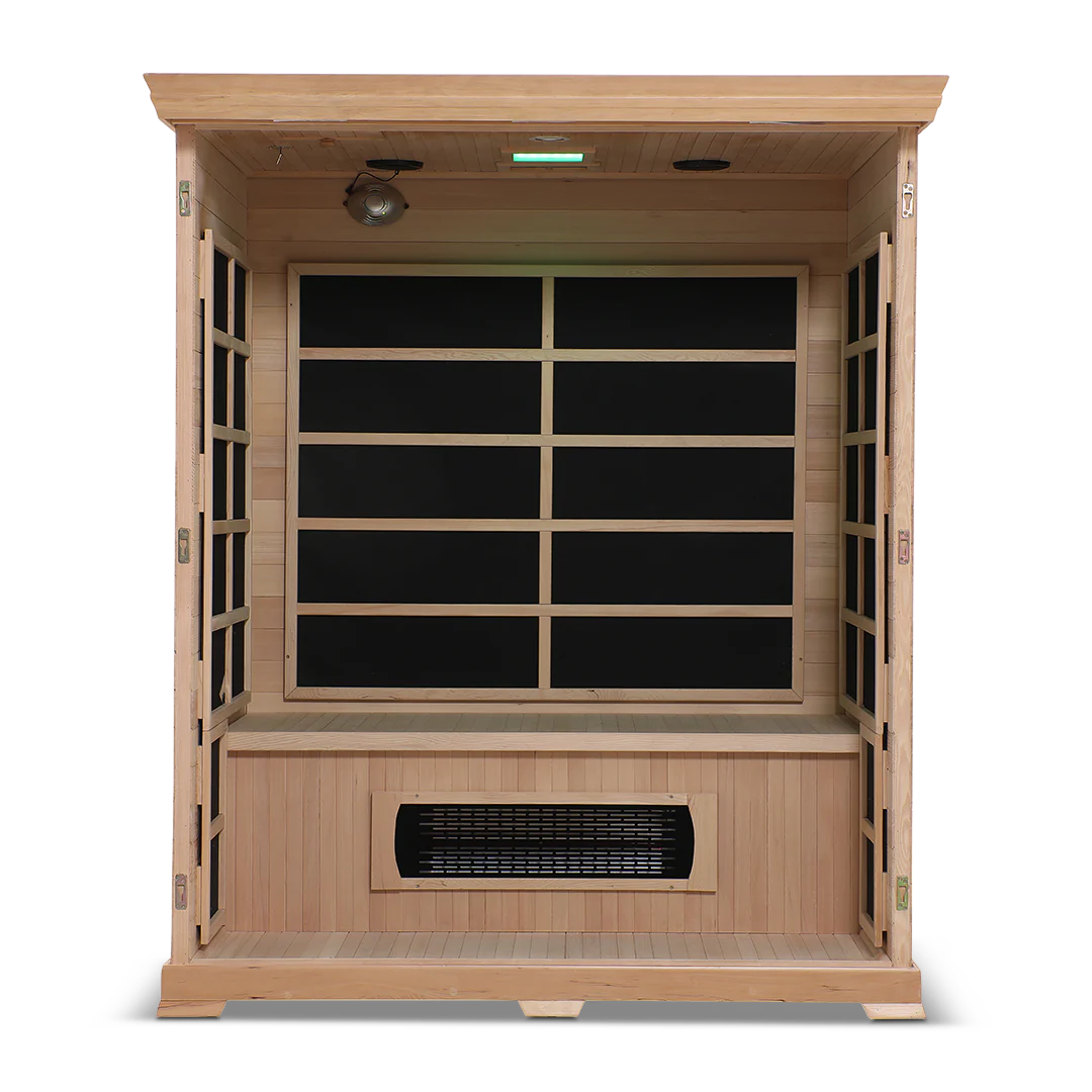 HealthSmart - Hemlock 3-person Infrared Sauna