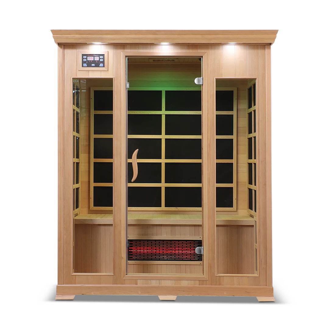 HealthSmart - Hemlock 3-person Infrared Sauna