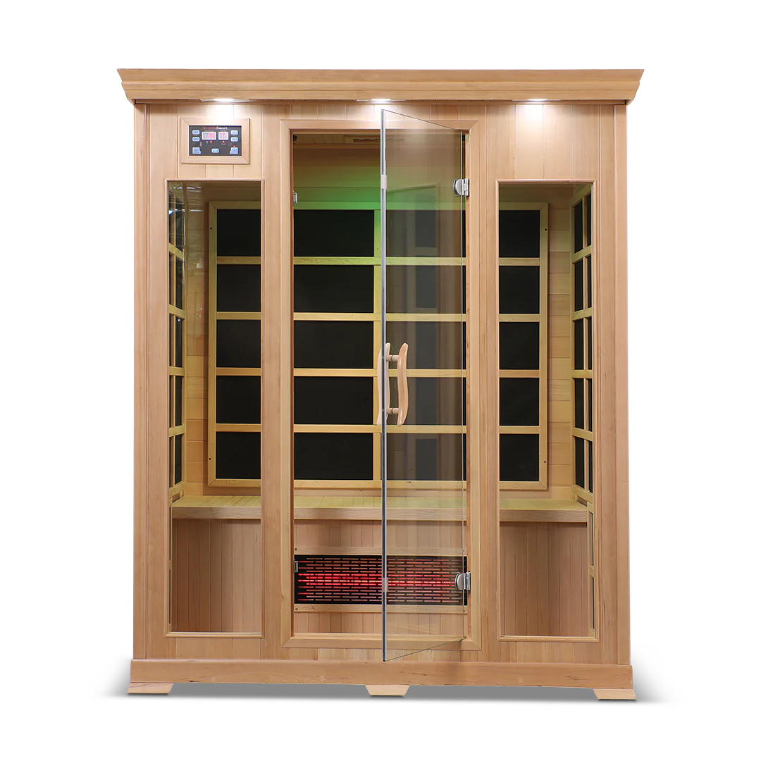 HealthSmart - Hemlock 3-person Infrared Sauna