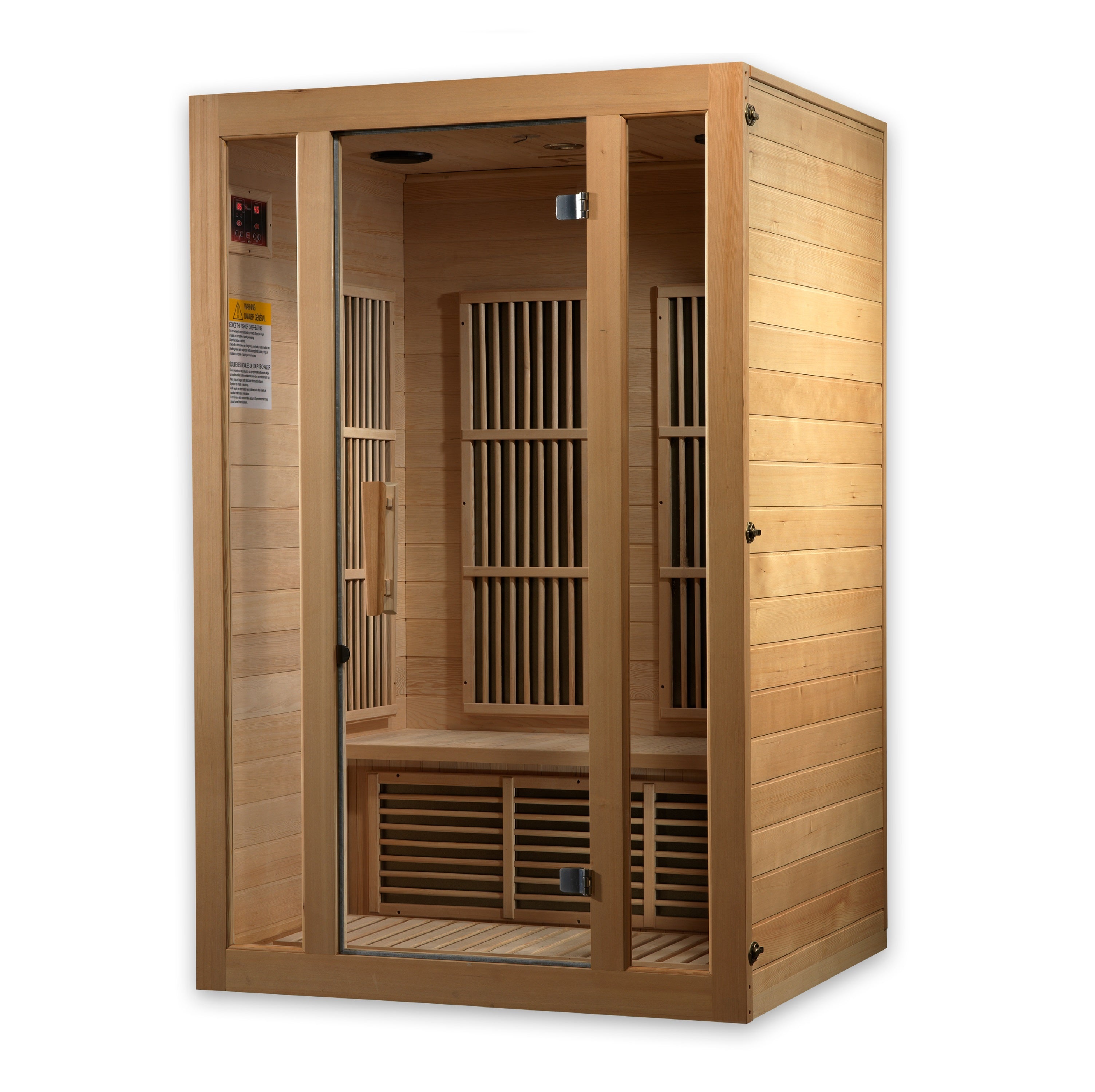 Maxxus Seattle 2-Person Low EMF (Under 8MG) FAR Infrared Sauna (Canadian Hemlock)