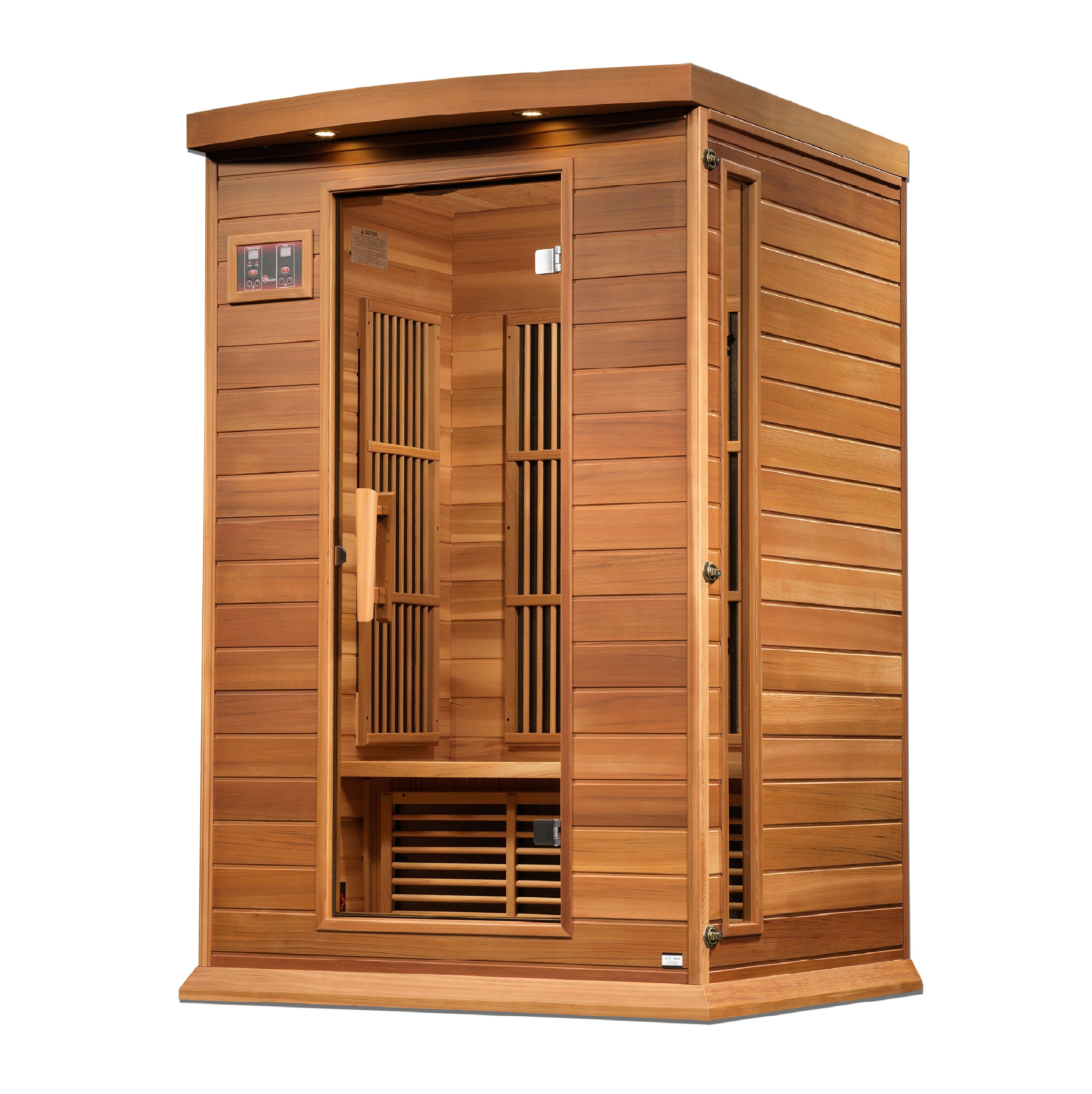 Maxxus 2-Person Low EMF (Under 8MG) FAR Infrared Sauna (Canadian Red Cedar)