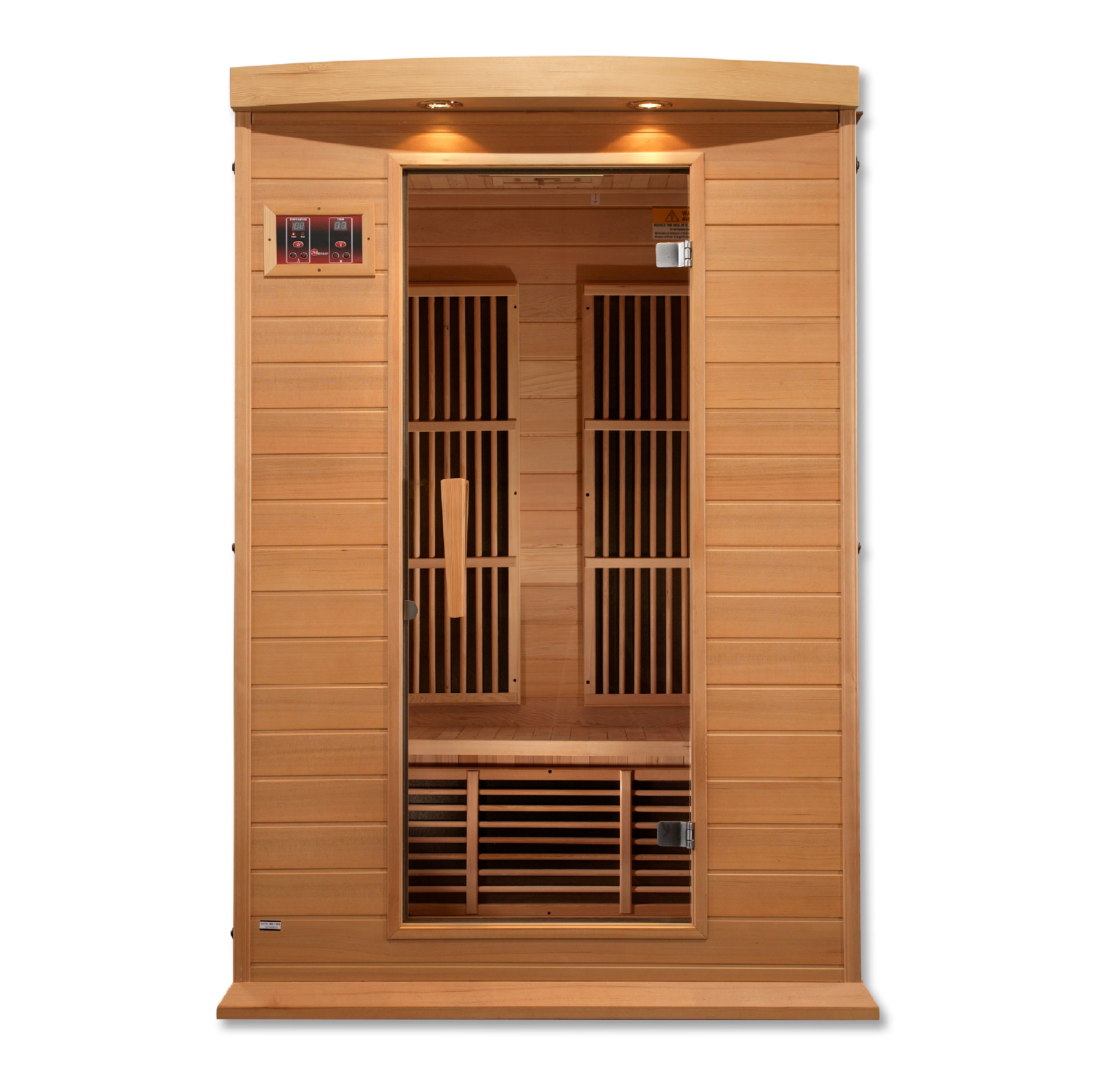 Maxxus 2-Person Low EMF (Under 8MG) FAR Infrared Sauna (Canadian Hemlock)