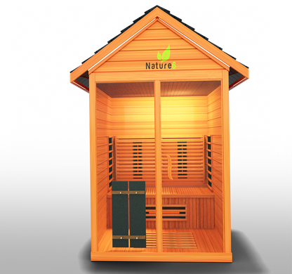Nature 6 Outdoor Infrared Sauna (3-person)