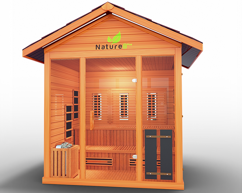 Nature 8 Hybrid Outdoor Sauna