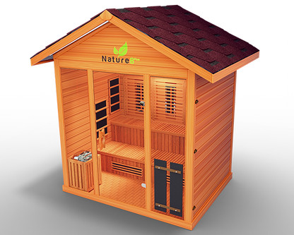 Nature 8 Hybrid Outdoor Sauna